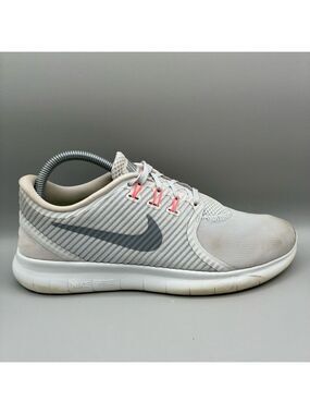 Nike Free Run Commuter Sneakers Women’s 9.5 Pure Platinum Athletic 831511-004